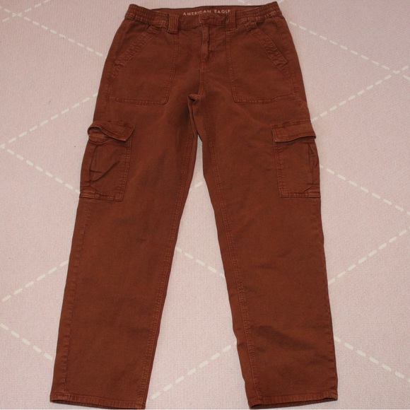 American Eagle Outfitters Stretch Cargo Straight Pant Women’s 8 Short - Picture 5 of 8